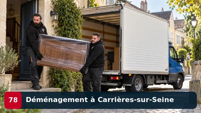 Équipe CToutVide réalisant un déménagement de maison à Carrières-sur-Seine