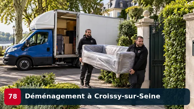 Équipe CToutVide réalisant un déménagement de maison à Croissy-sur-Seine
