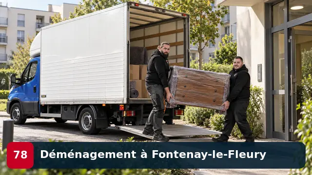 Équipe CToutVide réalisant un déménagement d’appartement à Fontenay-le-Fleury