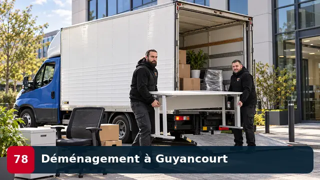 Équipe CToutVide réalisant un déménagement professionnel à Guyancourt