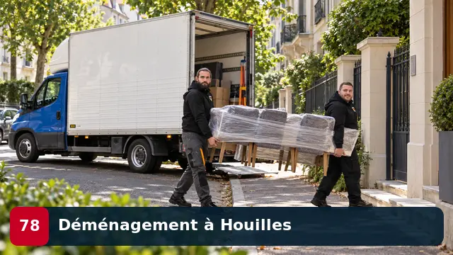 Équipe CToutVide réalisant un déménagement de maison à Houilles