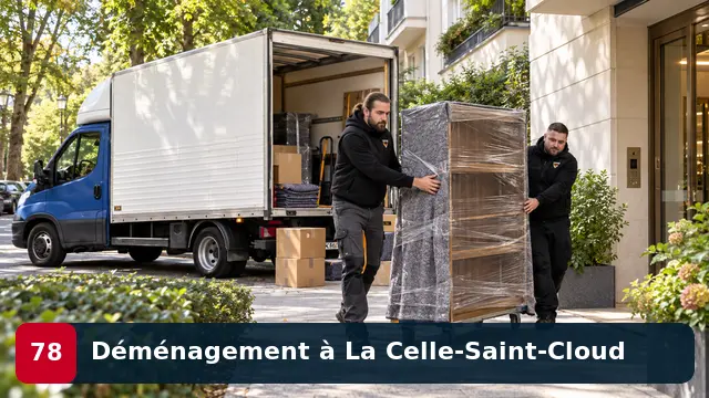 Équipe CToutVide réalisant un déménagement d’appartement à La Celle-Saint-Cloud