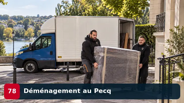 Équipe CToutVide réalisant un déménagement d’appartement au Pecq