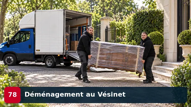 Équipe CToutVide réalisant un déménagement de maison au Vésinet