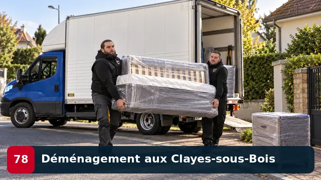 Équipe CToutVide réalisant un déménagement de maison aux Clayes-sous-Bois