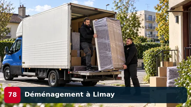Équipe CToutVide réalisant un déménagement de maison à Limay