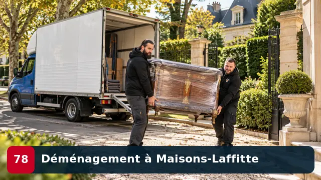 Équipe CToutVide réalisant un déménagement de maison à Maisons-Laffitte