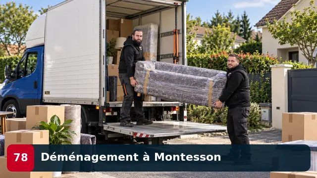 Équipe CToutVide réalisant un déménagement de maison à Montesson