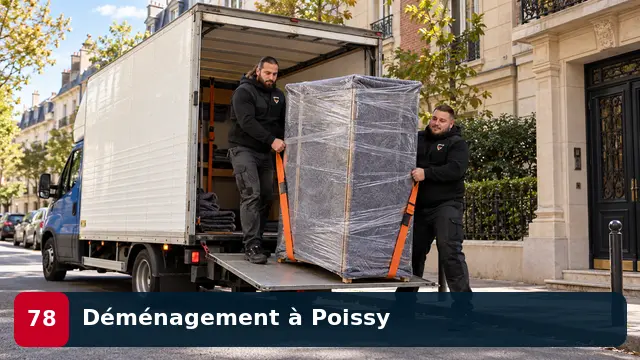 Équipe CToutVide réalisant un déménagement d’appartement à Poissy