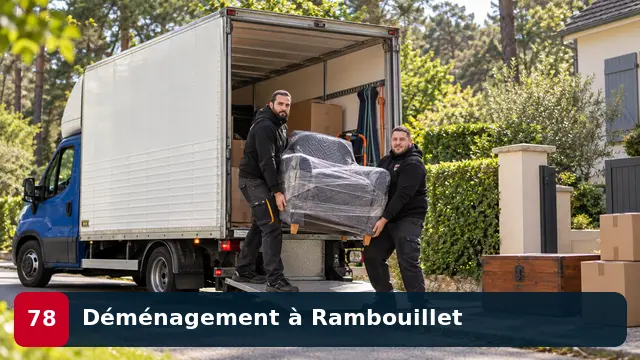 Équipe CToutVide réalisant un déménagement de maison à Rambouillet