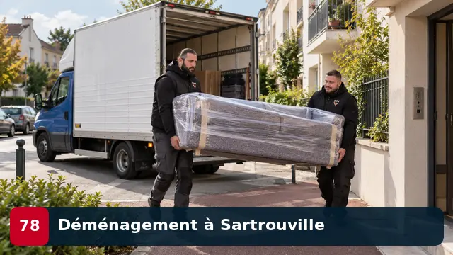 Équipe CToutVide réalisant un déménagement d’appartement à Sartrouville