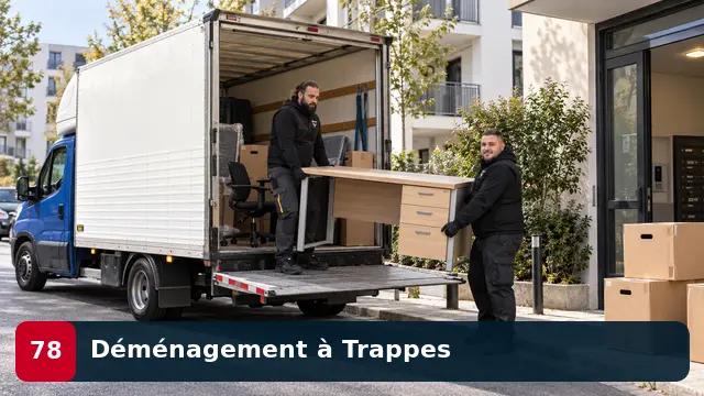 Équipe CToutVide réalisant un déménagement d’appartement à Trappes