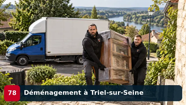 Équipe CToutVide réalisant un déménagement de maison à Triel-sur-Seine