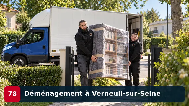 Équipe CToutVide réalisant un déménagement de maison à Verneuil-sur-Seine