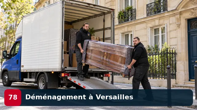 Équipe CToutVide réalisant un déménagement d’appartement à Versailles