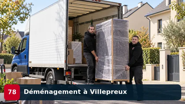 Équipe CToutVide réalisant un déménagement de maison à Villepreux