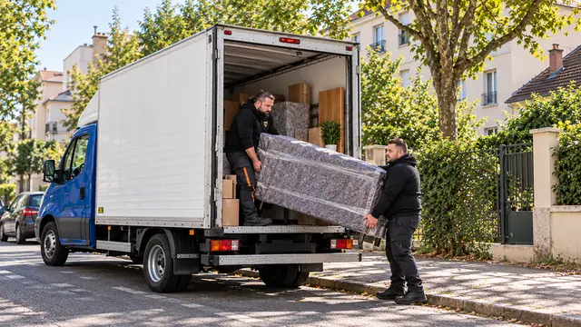 Équipe CToutVide réalisant un déménagement à Crosne