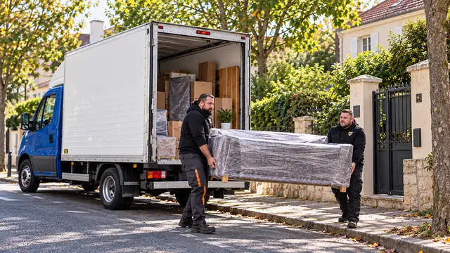 Équipe CToutVide réalisant un déménagement à Draveil