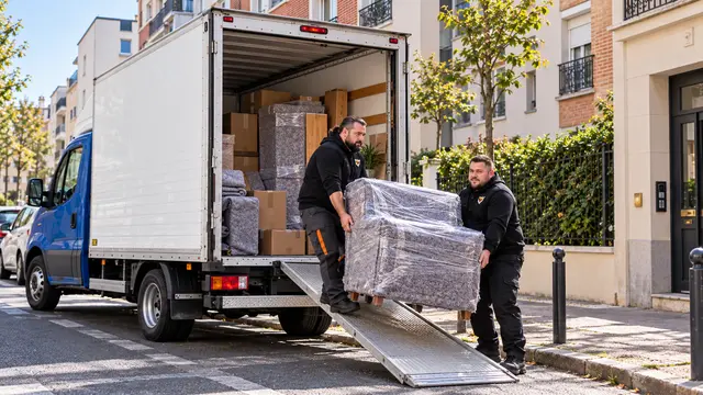 Équipe CToutVide réalisant un déménagement à Longjumeau