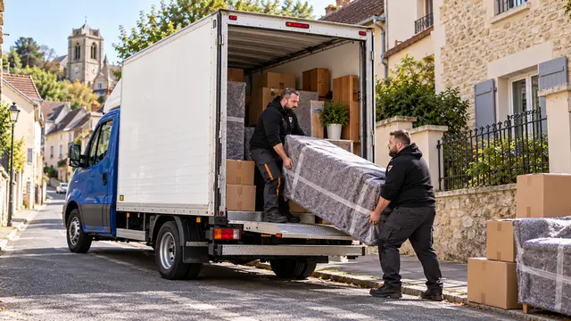 Équipe CToutVide réalisant un déménagement à Montlhéry