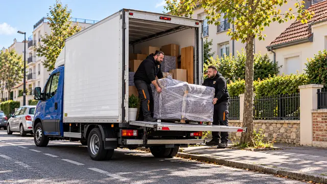 Équipe CToutVide réalisant un déménagement à Morangis