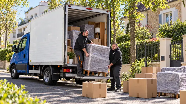 Équipe CToutVide réalisant un déménagement à Orsay