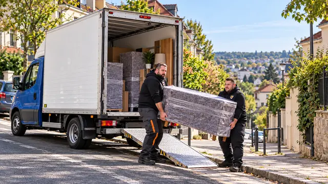 Équipe CToutVide réalisant un déménagement à Palaiseau