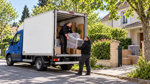 Équipe CToutVide réalisant un déménagement à Verrières-le-Buisson