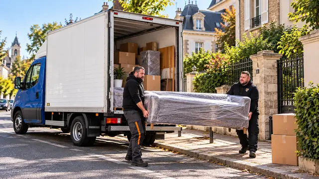 Équipe CToutVide réalisant un déménagement à Yerres
