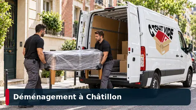 Intervention de déménagement CToutVide à Châtillon