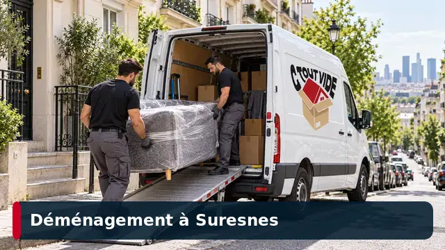 Intervention de déménagement CToutVide à Suresnes