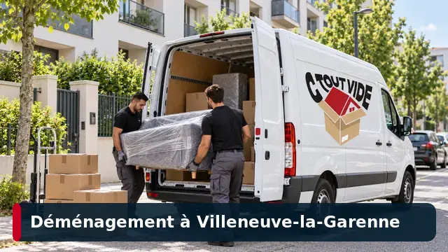Intervention de déménagement CToutVide à Villeneuve-la-Garenne