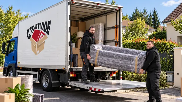 Illustration du service de déménagement CToutVide — Valenton