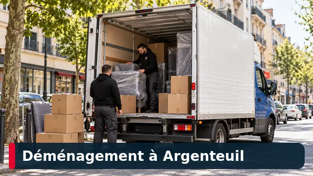 Équipe CToutVide réalisant un déménagement à Argenteuil