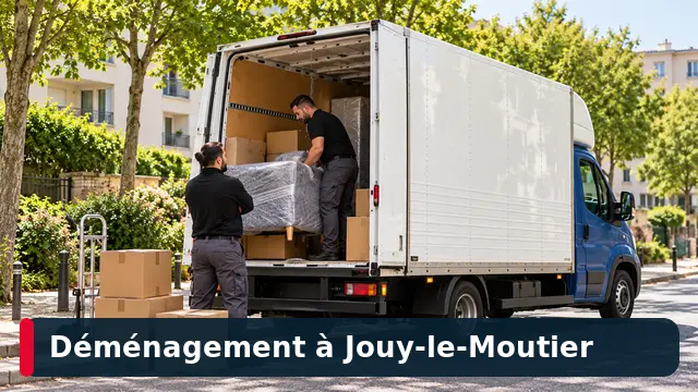 Équipe CToutVide réalisant un déménagement à Jouy-le-Moutier