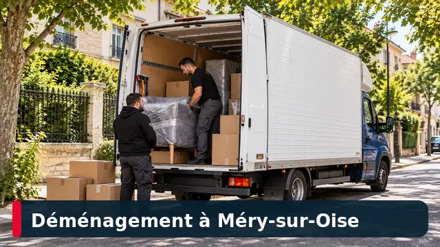 Équipe CToutVide réalisant un déménagement à Méry-sur-Oise