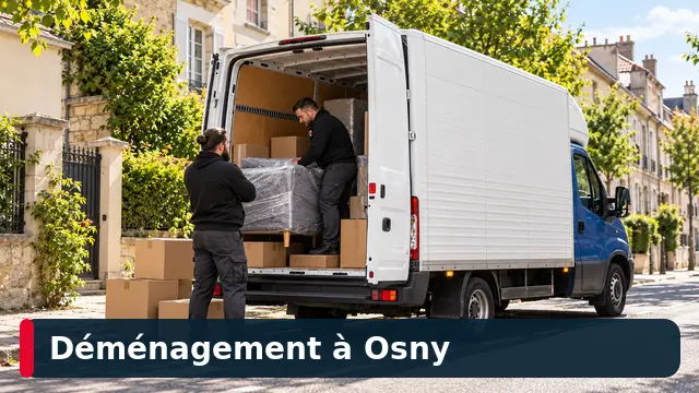 Équipe CToutVide réalisant un déménagement à Osny