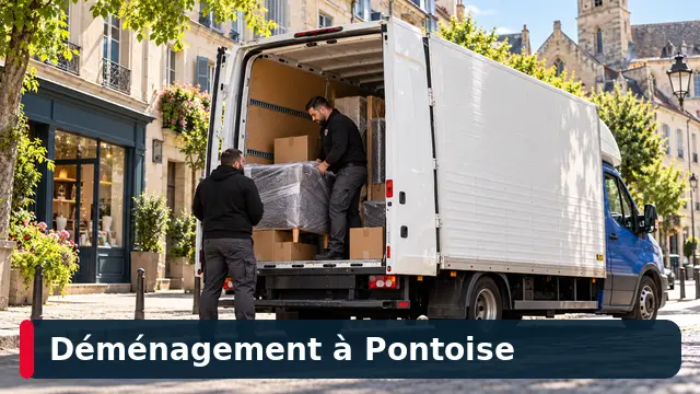Équipe CToutVide réalisant un déménagement à Pontoise