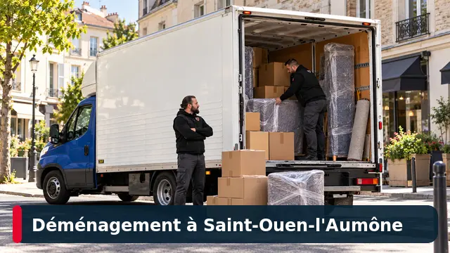 Équipe CToutVide réalisant un déménagement à Saint-Ouen-l'Aumône