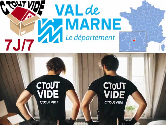 Débarras appartements, maisons et locaux Val-de-Marne (94)