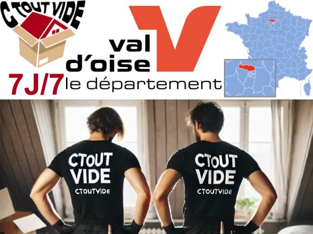 Débarras appartements, maisons et locaux Val-d'Oise (95)